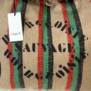 Clair V Jute tote NWT